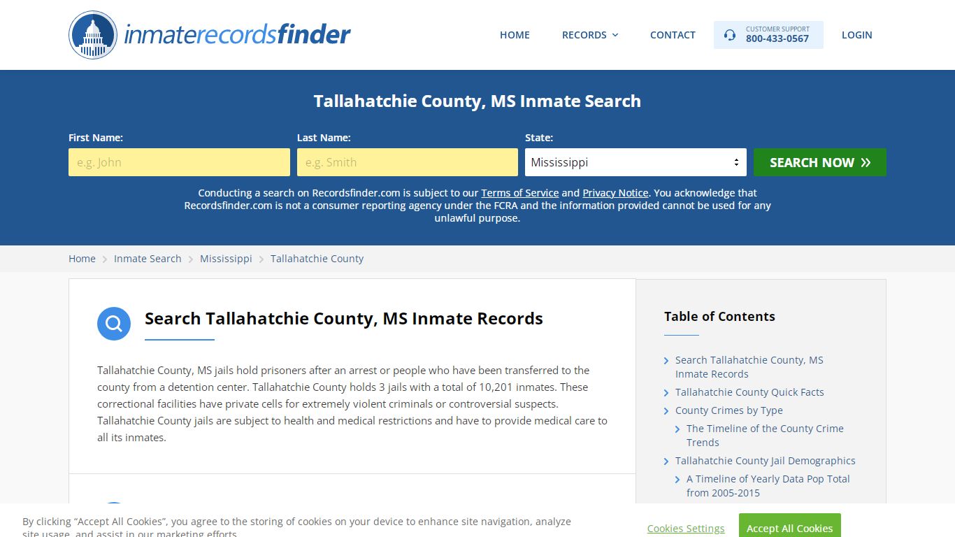 Tallahatchie County, MS Inmate Lookup & Jail Records Online